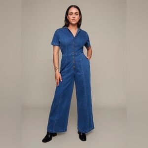 Blue Denim Jumpsuit